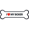 I Love My Boxer Magnet