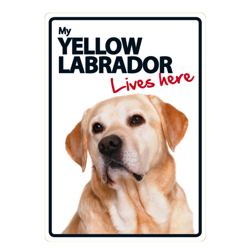 Dog Sign Labrador Lives Here - Petstop