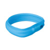 Flash Light Band Blue for Long-Haired Dogs