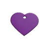ID Name Tag Heart Purple