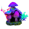 Marina iGlo Ornament - Mushroom House with Plants 