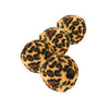 Set of Toy Balls with Leopard Print 4Pk
