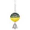 Hanging Lattice Ball with Bell - Bird Toy